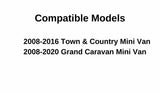 Heated Back Tailgate Window Back Glass Compatible with Dodge Grand Caravan/Chrysler Town & Country 2008-2020 Models