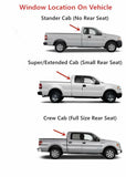 Factory Privacy Tinted Stationary Back Window Back Glass Compatible with Ford F150 2004-2014 Pickup Models