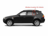 Tempered Privacy Driver Left Side Rear Vent Window Glass Compatible with BMW X3 2004-2010