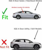 Laminated Passenger Right Side Rear Door Window Door Glass Compatible with Mercedes Benz EQS (EQS 450, EQS 450+, EQS 53 AMG, EQS AMG) Sedan/Hatchback 2022-2025 Models