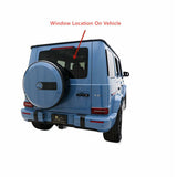 Heated Rear Back Window Back Glass Compatible with Mercedes Benz G-Class G500 G550 G63 AMG 2019-2025 Models