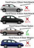 Heated Back Window Back Glass Compatible with Ford Focus 2000-2007 4 Door Sedan Models