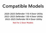 With Antenna Style Driver Left Side Rear Quarter Window Quarter Glass Compatible with Land Rover Defender 90 / 110 / 130 2020-2025 4 Door Models