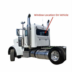 Back Window Back Glass Compatible with Navistar 4000/4100/4200/4300/4000/7000/8000/CXT/Dura Star/MXT/Pro Star/RXT/Terra Star/Tran Star/Work Star Models