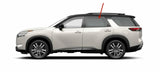 Tempered Driver Left Side Rear Door Window Door Glass Compatible with Nissan Pathfinder 2022-2025 Models