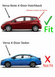 Heated Rear Back Window Back Glass Compatible with Nissan Versa Note 2014-2019 Models