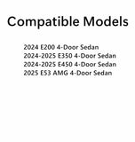 Laminated Passenger Right Side Rear Door Window Door Glass Compatible with Mercedes Benz E-Class E200 E350 E450 E53AMG 4-Door Sedan 2024-2025 Models