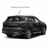 Heated Rear Back TailGate LiftGate Window Back Glass Compatible with Infiniti QX60 2022-2025 Models