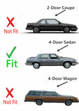 Passenger Right Side Rear Door Window Glass Compatible with Buick Electra / Oldsmobile Ninety-Eight 1987-1990 & Buick LeSabre / Oldsmobile Delta Eighty-Eight / Pontiac Bonneville 1987-1991 4-Dr Sedan
