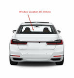 Laminated Heated Rear Window Back Glass Compatible with BMW 740 740e 740i 740Le 750 750i 750Li 2016-2022 Models