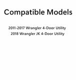 Tempered Passenger Right Side Quarter Window Quarter Glass Compatible with Jeep Wrangler 2011-2017 & Wrangler JK 2018 4-Door Models Only (Hardtop Must Be Same Year)