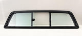 Clear Rear Manual Slider Window Back Glass Compatible with Toyota Tundra Pickup 2000-2006 Models