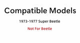 Laminated Front Windshield Window Glass Compatible with Volkswagen Super Beetle 2 Door Sedan 1973-1977 Models