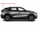 Heated No Rearview Attachment Rear TailGate LiftGate Back Window Back Glass Compatible with Nissan Ariya 2023-2025 Models