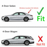 Heated Rear Back Window Back Glass Compatible with Mercedes Benz E-Class E200 E350 E450 E53AMG 4-Door Sedan 2024-2025 Models