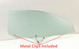 Clips Included Tempered Passenger Right Side Door Window Door Glass Compatible with Toyota Solara 1999-2003 Models