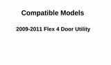 Heated Back Window Back Glass Compatible with Ford Flex 2009-2011 Models