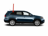 Black Moulding Style Tempered Passenger Right Side Quarter Window Quarter Glass Compatible with Kia Sorento 2011-2015 Models