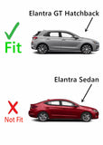 Tempered Passenger Right Side Front Door Window Glass Compatible with Hyundai Elantra GT 2018-2020 Models