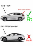 Heated Rear Back TailGate LiftGate Window Back Glass Compatible with Audi Q4 E-TRON 2022-2026 Models (Not For Sportback Model)