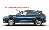 Tempered Driver Left Side Front Door Window Door Glass Compatible with Infiniti QX50 2019-2021 Models