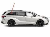 Tempered Passenger Right Side Quarter Window Quarter Glass Compatible with Toyota Sienna 2021-2025 Models
