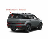 Heated Privacy Back Window Back Glass Compatible With Hyundai Santa Fe 2024-2026 Models