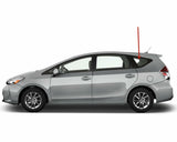 Driver Left Side Rear Quarter Window Quarter Glass Compatible with Toyota Prius V 2012-2018 Models