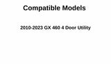 Passenger Right Side Front Door Window Door Glass Compatible with Lexus GX460 2010-2023 Models