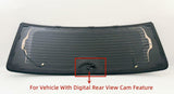 Laminated Black Trim Heated Rear Back Tailgate Liftgate Window Glass Compatible with Jeep Wagoneer/Wagoneer L/Grand Wagoneer/Grand Wagoneer L 2022-2025 Models W/Feature
