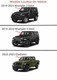 Laminated Front Windshield Window Glass Compatible with Jeep Wrangler 2018-2023/ Gladiator 2020-2025 Models W/ Feature