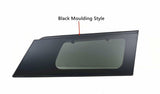 Black Moulding Style Passenger Right Side Quarter Window Glass Compatible with Kia Sedona 2015-2021 Models