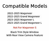 Laminated Black Trim Heated Rear Back Tailgate Liftgate Window Glass Compatible with Jeep Wagoneer/Wagoneer L/Grand Wagoneer/Grand Wagoneer L 2022-2025 Models W/Feature