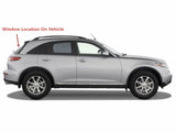 Heated Rear Back Tailgate Window Back Glass Compatible with Infiniti FX35 FX45 2003-2008 Models