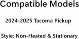 Non-Heated Privacy Stationary Rear Window Back Glass Compatible with Toyota Tacoma 2024-2025 Pickup