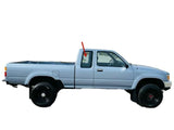 3 Holes Movable Passenger Right Side Quarter Window Quarter Glass Compatible with Toyota Pickup 2 Door Extended Cab 1989-1995 Models