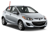 Passenger Right Side Rear Door Window Door Glass Compatible with Mazda 2 2011-2015 Models