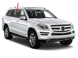 Passenger Right Side Rear Door Window Door Glass Compatible with Mercedes Benz GL350 / GL450 / GL550 / GL63 AMG / GLS450 / GLS550 / GLS63 AMG 2013-2019 Models