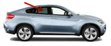 Passenger Right Side Rear Door Window Door Glass Compatible with BMW X6 2008-2014 Models