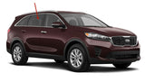 Passenger Right Side Rear Door Window Door Glass Compatible with Kia Sorento 2016-2020 Models