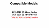 Passenger Right Side Front Door Window Door Glass Compatible with Audi A3 / S3 4 Door Sedan 2015-2020 Models