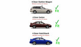 Passenger Right Side Front Door Window Door Glass Compatible with Mazda 6 4 Door Sedan 2003-2008 Models