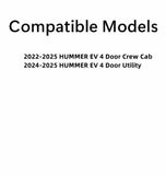 Tempered Driver Left Side Rear Door Window Door Glass Compatible with GMC HUMMER EV Pickup & SUV 2022-2025 Models