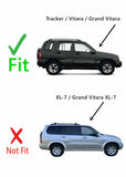 Passenger Right Side Rear Quarter Window Quarter Glass Compatible with Suzuki Vitara/Grand Vitara/Chevrolet Tracker 1999-2005 4 Door Models