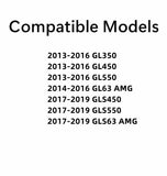 Passenger Right Side Rear Door Window Door Glass Compatible with Mercedes Benz GL350 / GL450 / GL550 / GL63 AMG / GLS450 / GLS550 / GLS63 AMG 2013-2019 Models