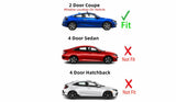Passenger Right Side Door Window Door Glass Compatible with Honda Civic 2 Door Coupe 2016-2021 Models