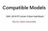 OEM Privacy Driver Left Side Quarter Window Quarter Glass Compatible with Chrysler PT Cruiser 4 Door Hatchback 2001-2010 Models