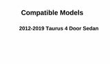 Heated Rear Back Window Back Glass Compatible with Ford Taurus 2012-2019 Models