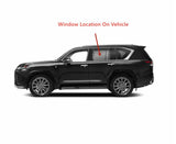Laminated Driver Left Side Rear Door Window Door Glass Compatible with Lexus LX600 2022-2024 Models