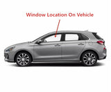 Tempered Driver Left Side Front Door Window Glass Compatible with Hyundai Elantra GT 2018-2020 Models